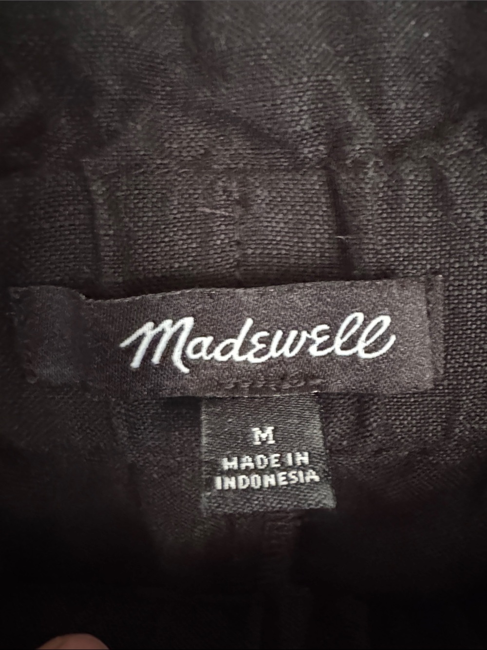 Madewell linen blend Women’s Skirt size Medium - Picture 2 of 3